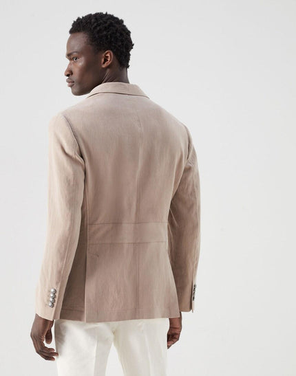 Brown Linen Jackets And Coat