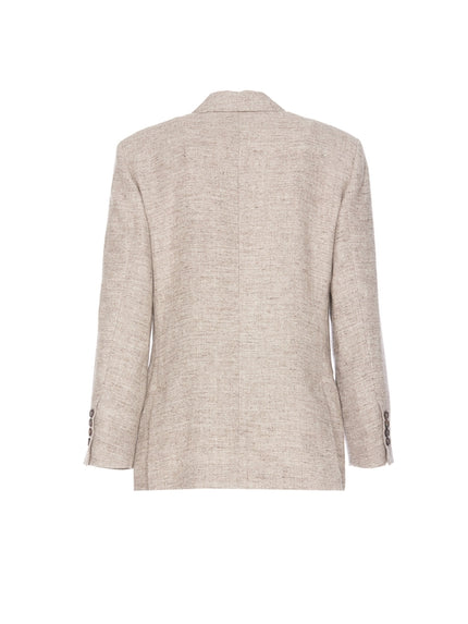 Brown Linen Blazer
