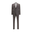 Gray Fleece Wool Two-Piece Suit