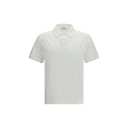 White Cotton Polo Shirt